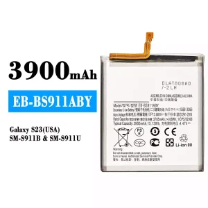 Aккумулятор сотового телефона EB-BS911ABY Применимый к Samsung Galaxy S23