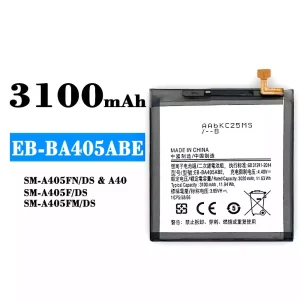Aккумулятор сотового телефона EB-BA405ABE Применимый к Samsung A40