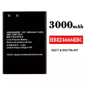 Aккумулятор сотового телефона HB824666RBC Применимый к HUAWEI E5577