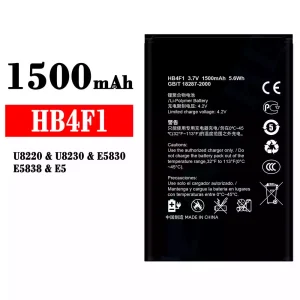 Aккумулятор сотового телефона HB4F1 Применимый к HUAWEI U8220/U8230/E5830/E5838/E5