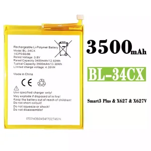 Aккумулятор сотового телефона BL-34CX Применимый к Infinix Smart 3 Plus
