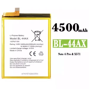 Aккумулятор сотового телефона BL-44AX Применимый к Infinix Note 4 Pro