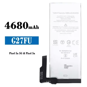 Aккумулятор сотового телефона G27FU Применимый к Google Pixel 5a
