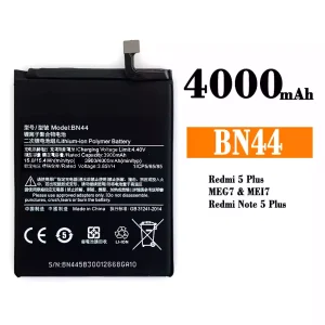 Aккумулятор сотового телефона BN44 Применимый к Xiaomi Redmi 5 Plus / Redmi Note 5 Plus