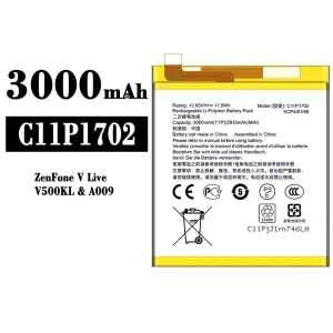 Aккумулятор сотового телефона C11P1702 Применимый к Asus ZenFone V Live