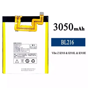 Aккумулятор сотового телефона BL216 Применимый к Lenovo VIBE Z K910/K910L/K910E