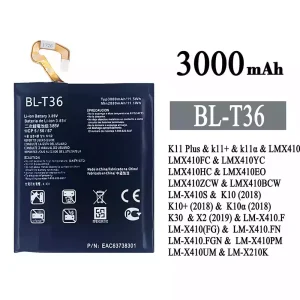 Aккумулятор сотового телефона BL-T36 Применимый к LG K11 Plus /K10 / K10+