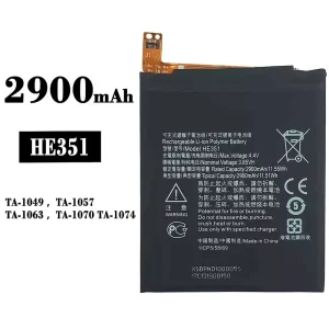 Aккумулятор сотового телефона HE351 Применимый к Nokia 3.1