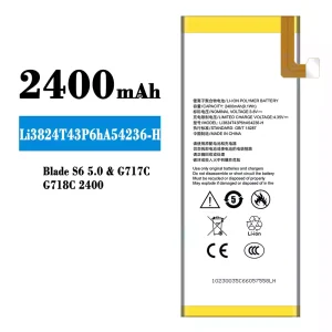 Aккумулятор сотового телефона Li3824T43P6hA54236-H Применимый к ZTE Blade S6 5.0