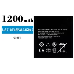 Aккумулятор сотового телефона Li3712T42P3h535047 Применимый к ZTE Q101T