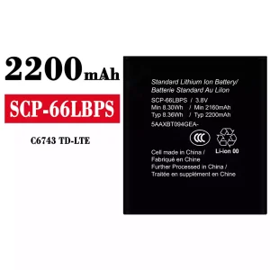 Aккумулятор сотового телефона SCP-66LBPS Применимый к Kyocera C6743 TD-LTE