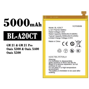 Aккумулятор сотового телефона BL-A20CT Применимый к General Mobile GM 21/GM 21 Pro/Omix X300/Omix X400/Omix X500