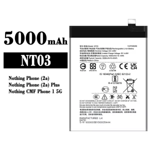 Aккумулятор сотового телефона NT03 Применимый к Nothing Phone 1 5G/2a/2a Plus