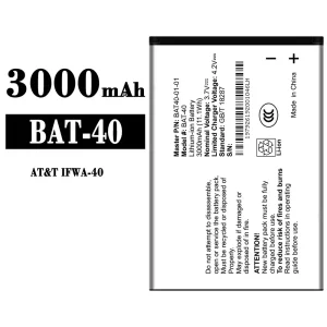 Aккумулятор сотового телефона BAT-40 Применимый к NetComm AT/T IFWA-40