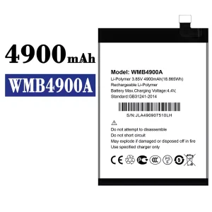 Aккумулятор сотового телефона WMB4900A Применимый к WALTON