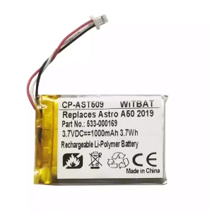 Аккумулятор для Bluetooth-наушников Astro A50 2019 2020 2021,623441