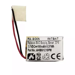 Аккумулятор для Bluetooth-наушников B&O Beoplay Earset 2018,Jabra Talk 15 SE,AHB601218PM