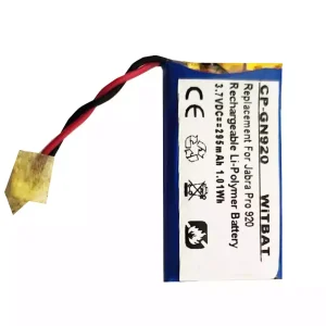 Аккумулятор для Bluetooth-наушников Jabra Pro 900,Pro 920,Pro 923,Pro 930,Pro 935,AHB512229PS