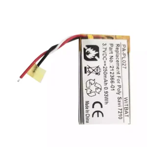 Аккумулятор для Bluetooth-наушников Plantronics Savi 7210,Savi 7220,S7210T,S7220T