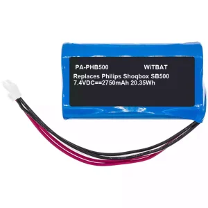 Аккумулятор для Bluetooth-колонки Philips ShoqBox SB500