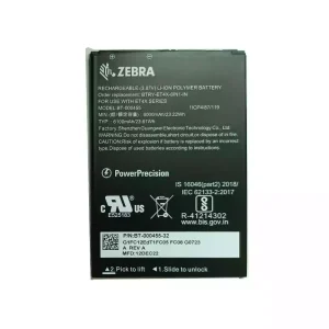 Aккумулятор для ZEBRA BT-000455 BTRY-ET4X-8IN1-IN